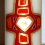 Croix + Coeur blanc