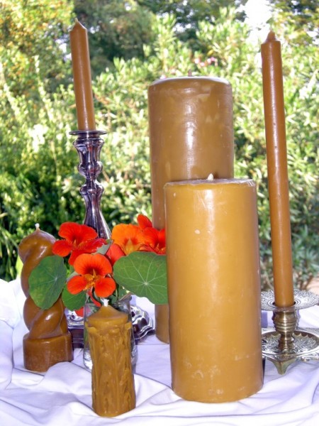 Cierge 100% en cire d’abeille - Ciergerie d'Urt - Ciergerie des ...
