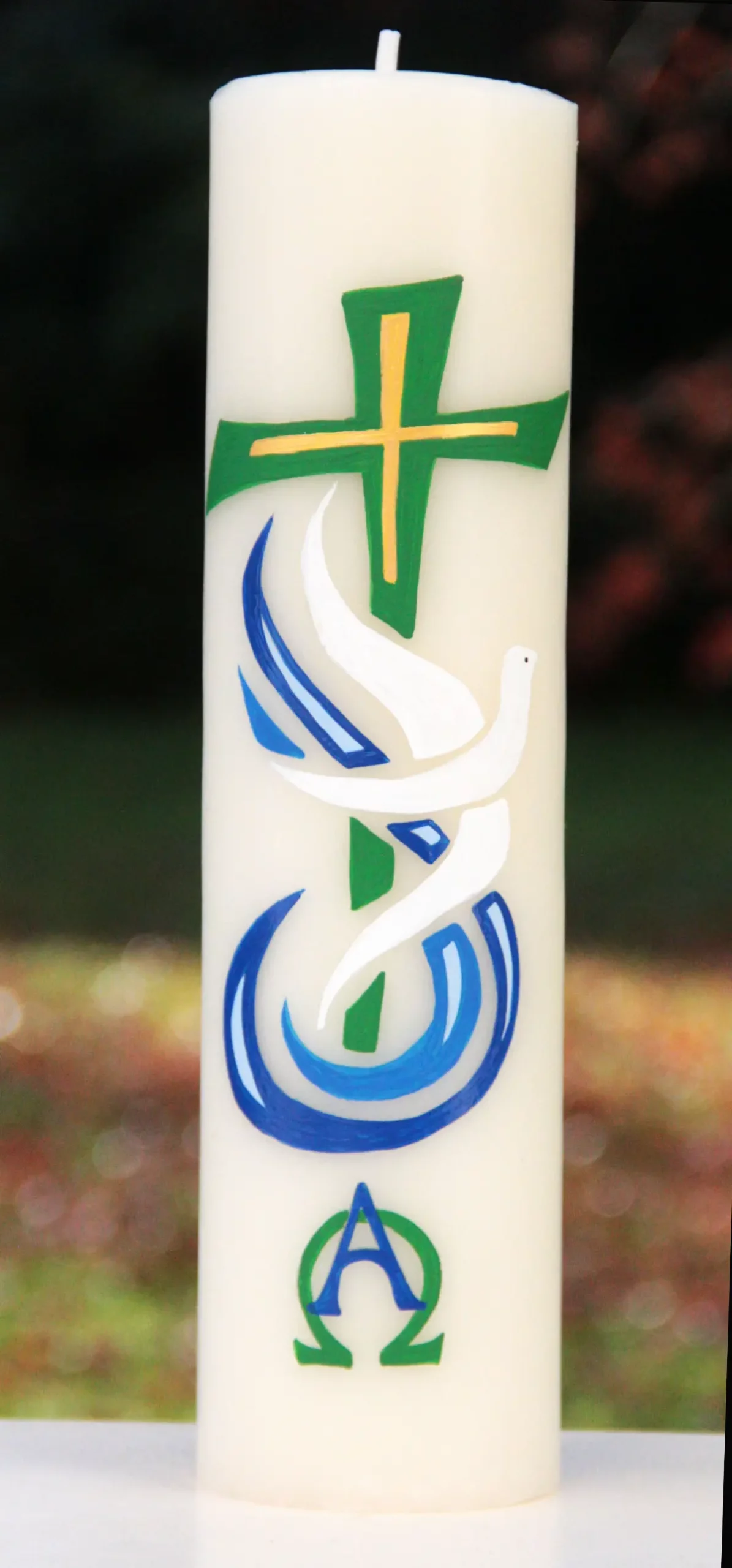 cierge numéro 2 Cierge de Pâques modèle 2