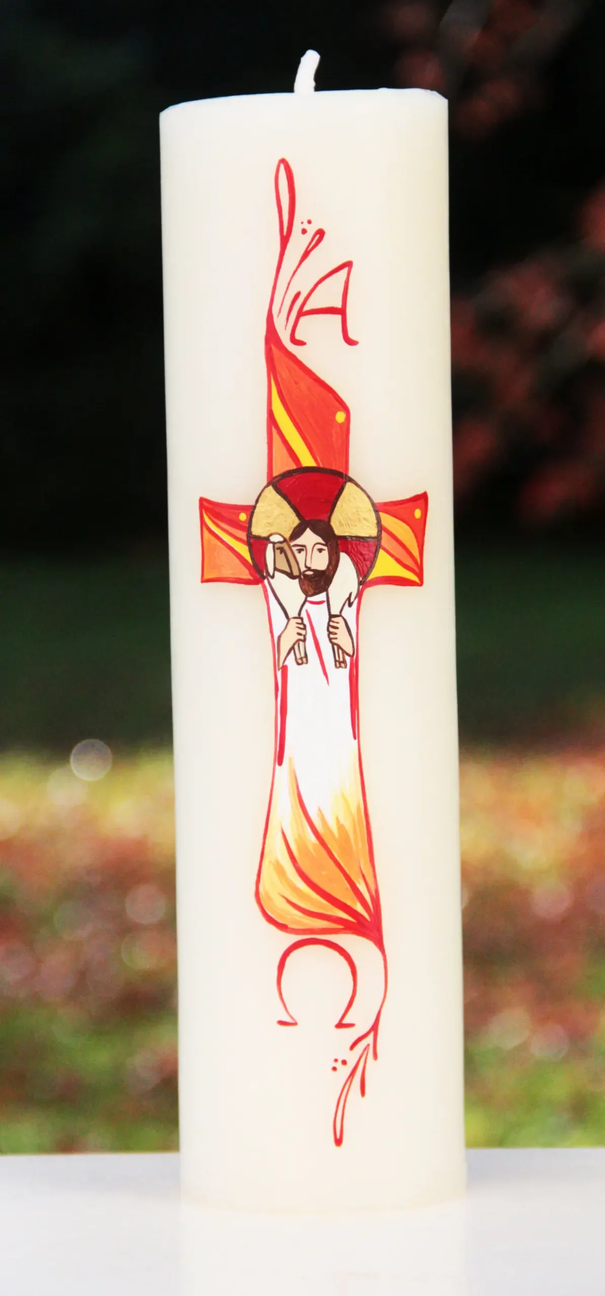 cierge numéro 6 Cierge de Pâques modèle 6