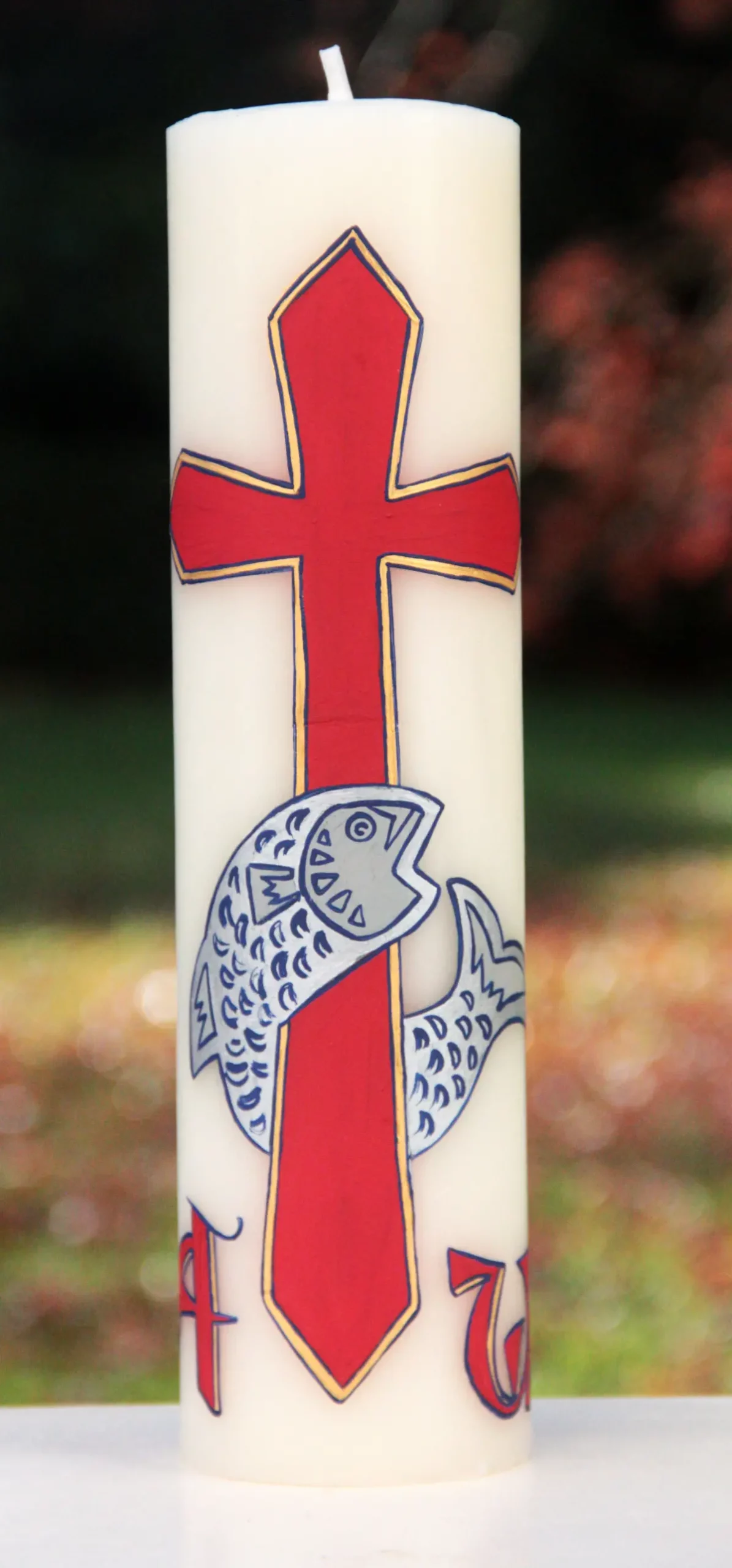 cierge numéro 5 Cierge de Pâques modèle 5